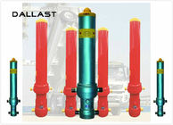 RoHS Dump Trailer Hydraulic Cylinder , Welded Hydraulic Cylinders Plunge Long Stroke