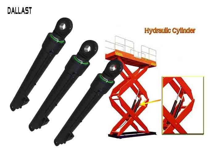 Hydraulic Lift Ram Piston Double Acting Double Earring for Scissor Lift Platform