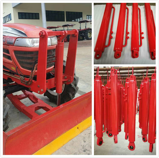Charrue réversible agricole de cylindres hydrauliques de ferme d'action de double de tracteur de Yanmar