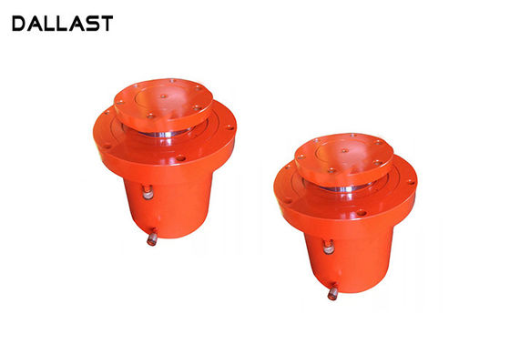 GS Flange Hydraulic Cylinder , Double Acting Hydraulic Ram Custom Chrome